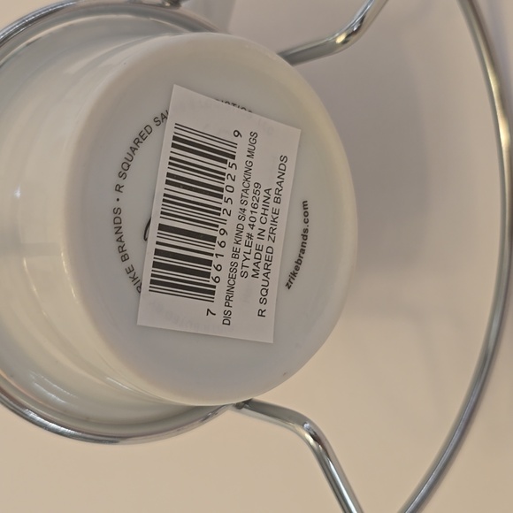 New Disney Princess Set of 4 Stacking Mugs with stand - Picture 11 of 14